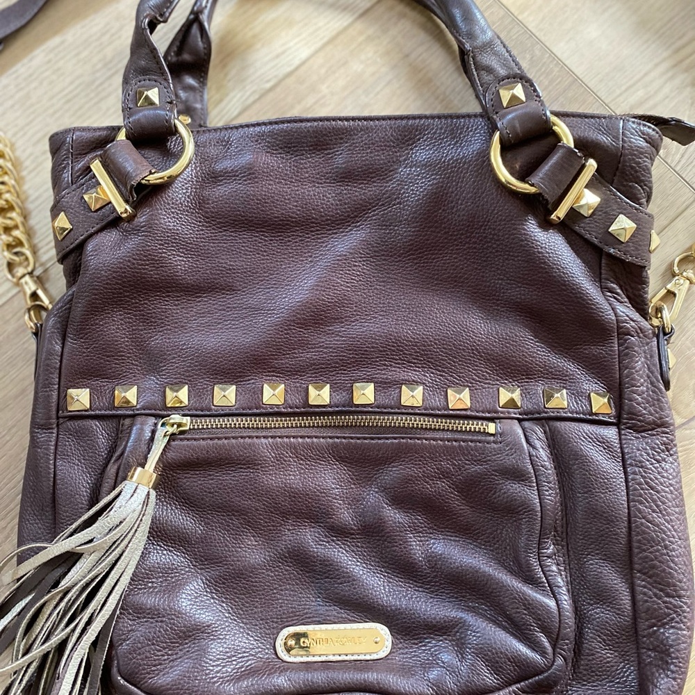 Cynthia Rowley dark  Brown Leather Handbag